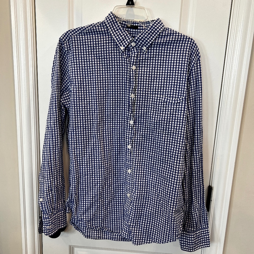 Men's J Crew Gingham Button-Down Shirt